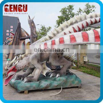 Playground Decoration 3d Resin Dragon Statues