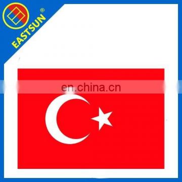 Turkey flag fabric customized national flag