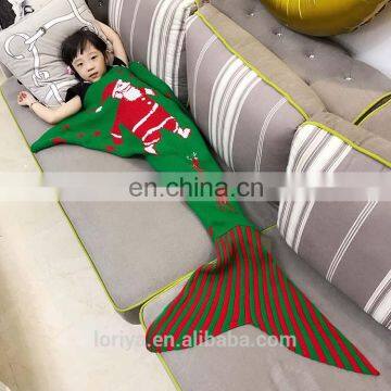 Handmade Pretty Mermaid Tail Blanket Must-have Christmas Gifts Adults and Kids Sleeping Bags Warm Mermaid Blanket in Winter photo-4