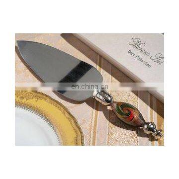 Art Deco Purple and Silver Cake Server Favors