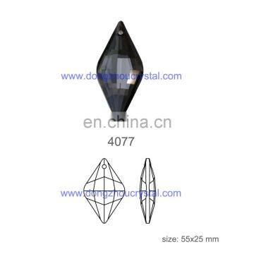 DZ4077 rhombus shape fancy crystal pendant stones for jewelry making