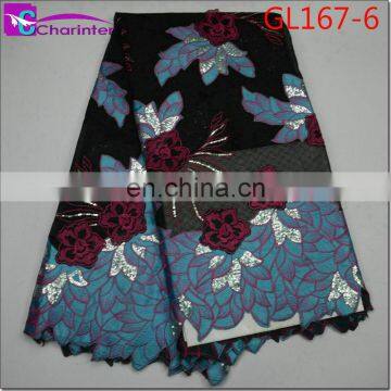 Charinter African Organza Lace Fabrics GL167 photo-6