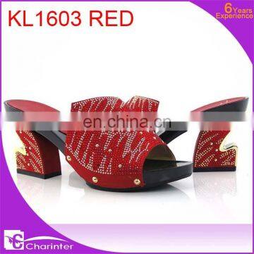 2016 Ladies Slipper Shoes With Stones Indian Ladies Shoes Size 37-43 photo-3