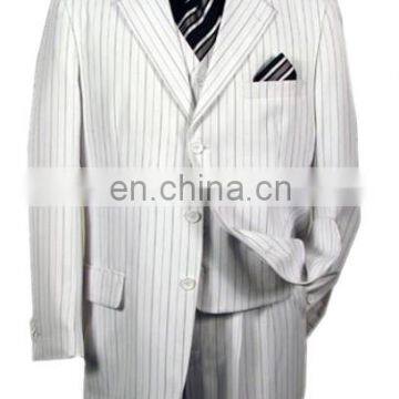 Thick Small Striped Black and White Suit - Navy Fineline Stripe Men Suit - Fashion Skinny Suit for Women - tailored suits OEM