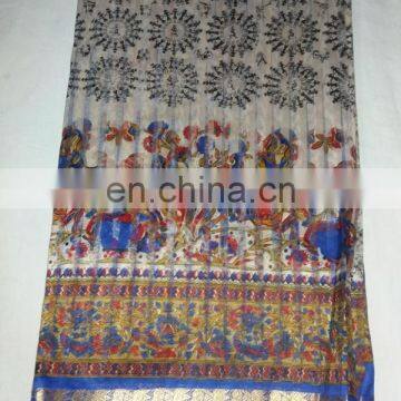 Designer Cotton Silk Line Saree