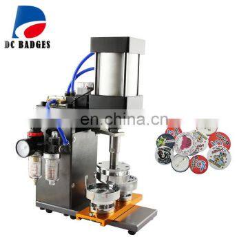Good selling Pneumatic button badge machine efficiently badge press making machine