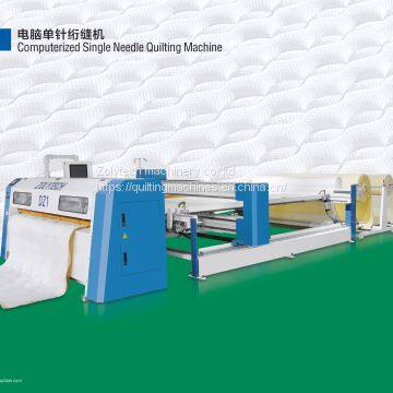 High speed computerized single needle quilting machine
