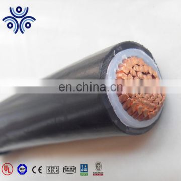 600v Copper cable 500mcm TTU