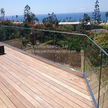 Balcony Terrace Stainless Steel /glass Railing for Outdoor photo-2