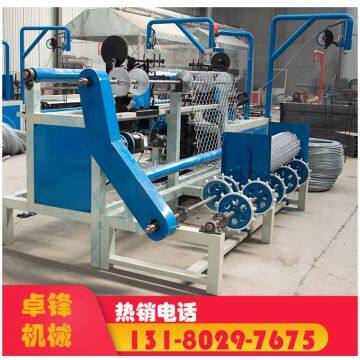 the full-automatic chain link fence machine monofilament automatic rhomboid mesh machine