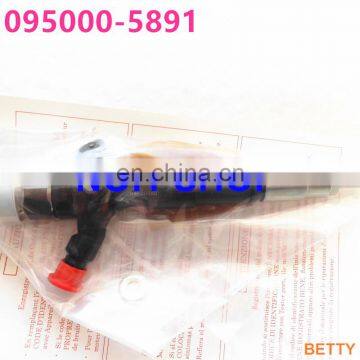 Original common rail injector 095000-5891 / 095000-5890 for Land Cruiser 1KD-FTV 23670-30080