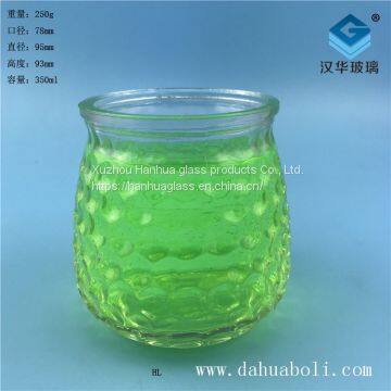 Factory direct selling craft glass candlestick Wholesale of candles and glass