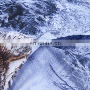 Wholesale Reactive Printed Animal Series Cold Wild Wolf Cotton Bed Sheet Sets , 3D Bedding Set photo-5