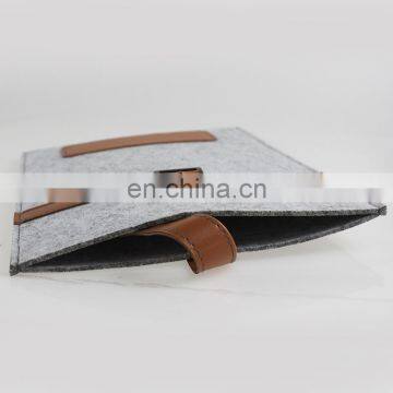 Online Shop China Notebooks Envelope Design Adjustable Shoulder Strap Felt Laptop Bag 15.6 Inch