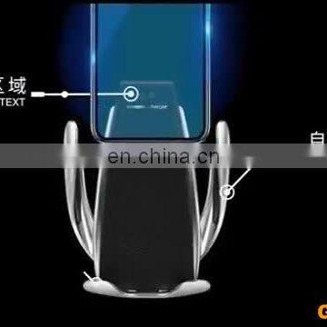 Automatic Fast Wireless Car Charger Oem Factory 15W For Iphone For Android Cell Phone Holder Sensor Fast Car Wireless Charger