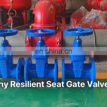 4 Inch F4 EPDM Rubber Seat GGG40 DIN Flanged Gate Valve