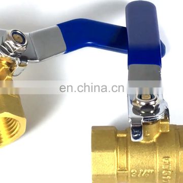 BSPT High Quality DN25 1000BS 2PC Brass Threaded Ball Valve