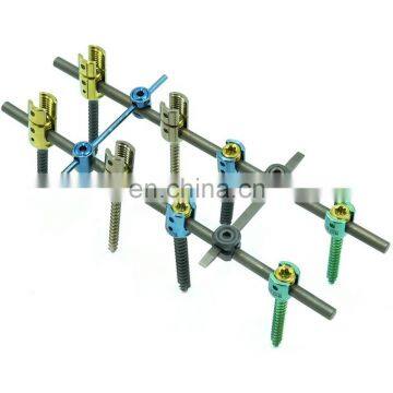 China Manufacture Spinal Fixation System Monoaxial Pedicle Screws Orthopedic Surgical Spine Implants photo-6