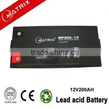 High capacity 12v 200ah maintenance free agm gel batteries for 3KW solar system