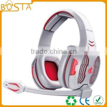 noise cancelling 7.1 surround led light professonal gaming headsdet with music rhythm