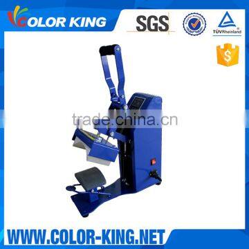 Full-automatic CE Standard Cheap High Quality Round Caps Hot Stamp Press Machine Heat Press Machine Hot Foil Stamping Machine