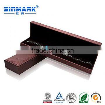 China Manufacturers Wholesale Wine Red Custom PU Jewelry Box photo-6