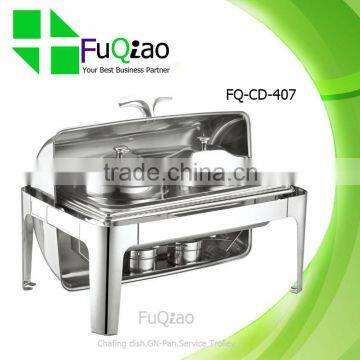 Oblong Stainless Steel Buffet Chafing Dish Electric Heater for Soup