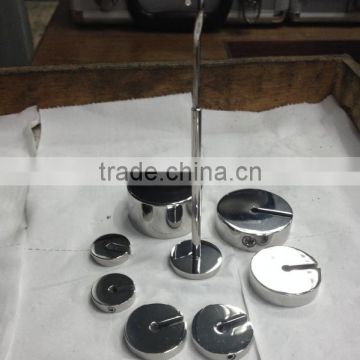 Stainless Slotted Weight Set with Hanger