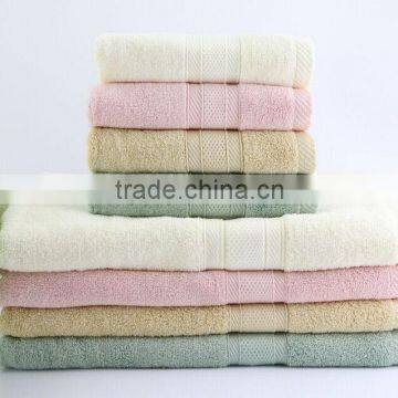 Wholesale 100% Bamboo Fiber Eco - Friendly Bath Towel Set / Softy Bamboo Fiber Bath Towel Face Towels