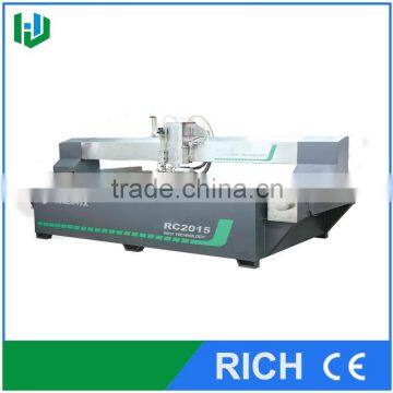 Water jet cutting machine in wood router