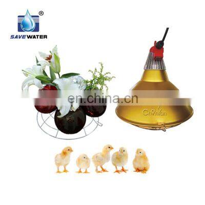 Infrared heat lamp for greenhouses, piglet, chick, Wattage 100w-375w