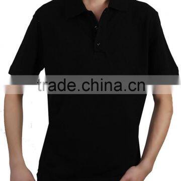 Polo black shirt 100% cotton high quality fashion tShirt Sleeve polo shirt