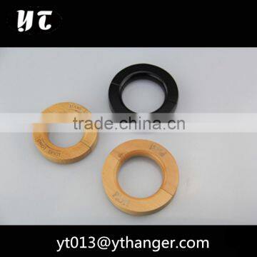 CY-450 Scarves Jewelry With Non Snag Rings for Silk Wooden Scarf Hanger photo-2