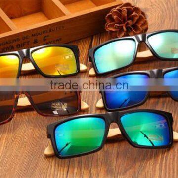 Men Tetro Style Comfortable Natural Wood Arms Sunglasses photo-2