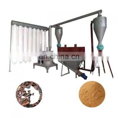 High temperature Wood flour making machine with full service