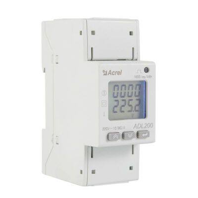 Customize Acrel ADL200/F Multi Tariff Energies Single Phase 10(80)A Bidirectional Power Meter/ Electric Energy Meter Multi Tariff Energies Optional