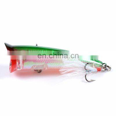 7.8cm 10.5g Factory Wholesale Topwater Popper Bait Colorful Paint Hard Fish Lure Fishing Lure Making Supplies photo-5