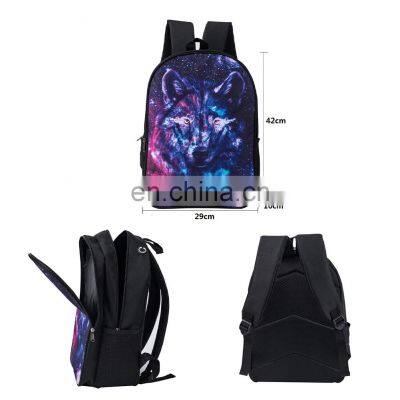 Hot Sale Personalized Blank, Sublimation Sports Anime Custom Backpack With Logo Sublimation Bookbags/ photo-3