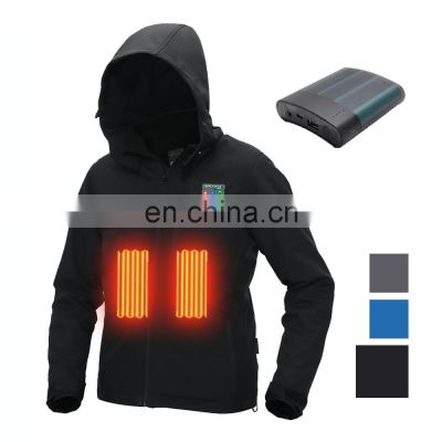 Maternity Clothes Ready To Ship Rechargeable Heated Jacket For Men Far Infrared Heating With Battery Pack Down Jackets & Coats