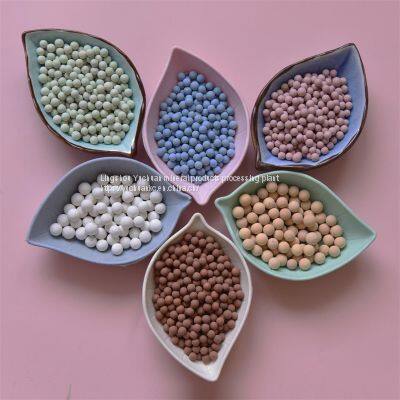 Coffee colored mineral alkaline Mai fan stone ceramic balls for mattresses and cushions