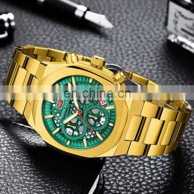 MINI FOCUS 0411G Mens Quartz Watches Stainless Steel Waterproof Fashion Luxury Watches Custom Logo photo-4
