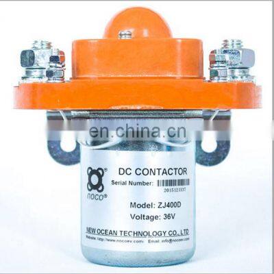 High Quality ZJ400D 24V Normally Open 400A DC Contactor For Electrical Winch Contactor