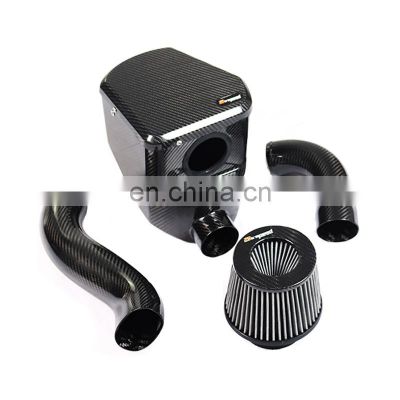 Auto Parts Light Weight and High Strength Dry Carbon Fiber Air Intake Filter For Honda FIT GK5 1.5L