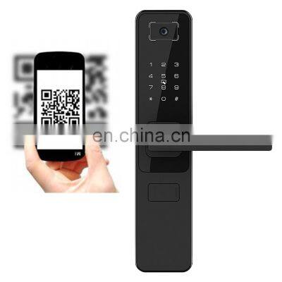 New Design Electronic Hotel Keyless Digital Door Lock Security Smart Door Lock Door Lock with QR Code Micro USB 5V RFID Rakinda