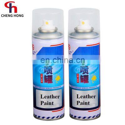 Multi colors aerosol bulk leathers patent repair car interior care refinish leather spray paint