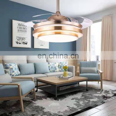 Creative Fan Light For Ceiling Invisible Led Lighting For Dining Room Bedroom LED Ceiling Fan Lamp