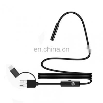 Endoscope Wired 3in1 TYPE-C USB PC Computer Endoscope Waterproof Borescope Inspection Camera Android Phone HD Camera