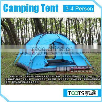 TOOTS 3-4 Person Ripstop 2015 High Quality Waterproof Cheap Folding Camping Tent