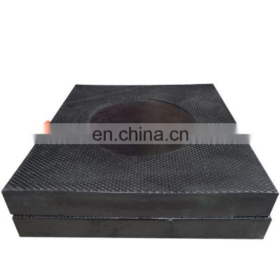 Engineering plastics UHMW-PE outrigger pads crane mats or jack leg support pads for heavy duty equipment leg