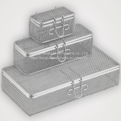 Wire Baskets With Lids Wire Baskets With Lids Full Micro Perforated Trays photo-3